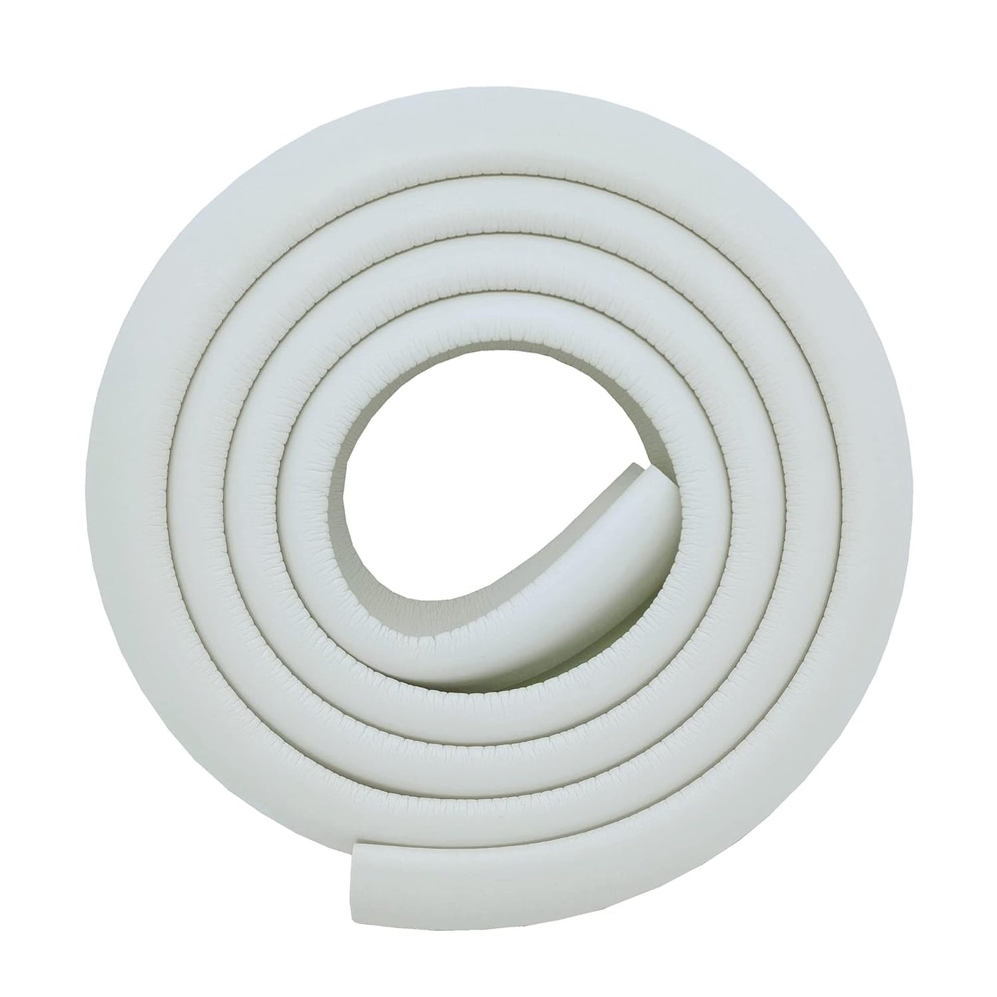 M2cbridge L Shape Extra Thick Furniture Edge Wall Corner Guard Desk Edge Cushion Bumper 6.5 Ft (Off White)