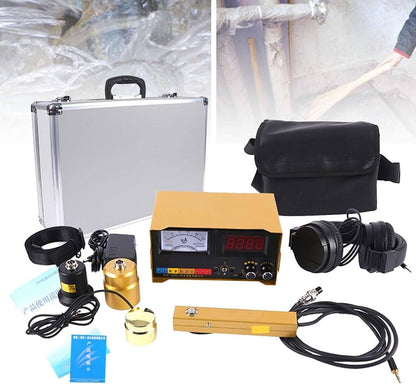 Under Sink Sensor, Geophone Water Leak Sensor, Geophone Tracer Water Leak Detector for Outdoor for Home with Adjustable 4 Gears