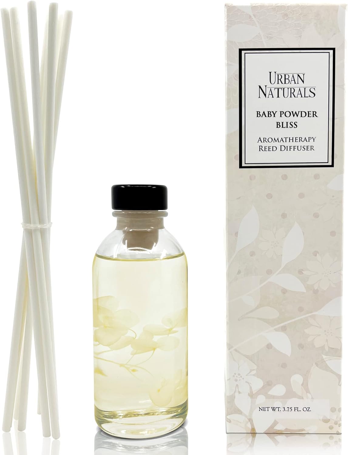 Urban Naturals Smoked Vanilla Reed Diffuser Set with Vanilla Bean, Sandalwood & Leather | Made in the USA - Colors C