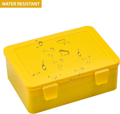 Battery Organizer Storage Box, Garage Case Holder for 24* AA, 30* AAA Batteries (Bag Not Include Batteries Pack) (white)