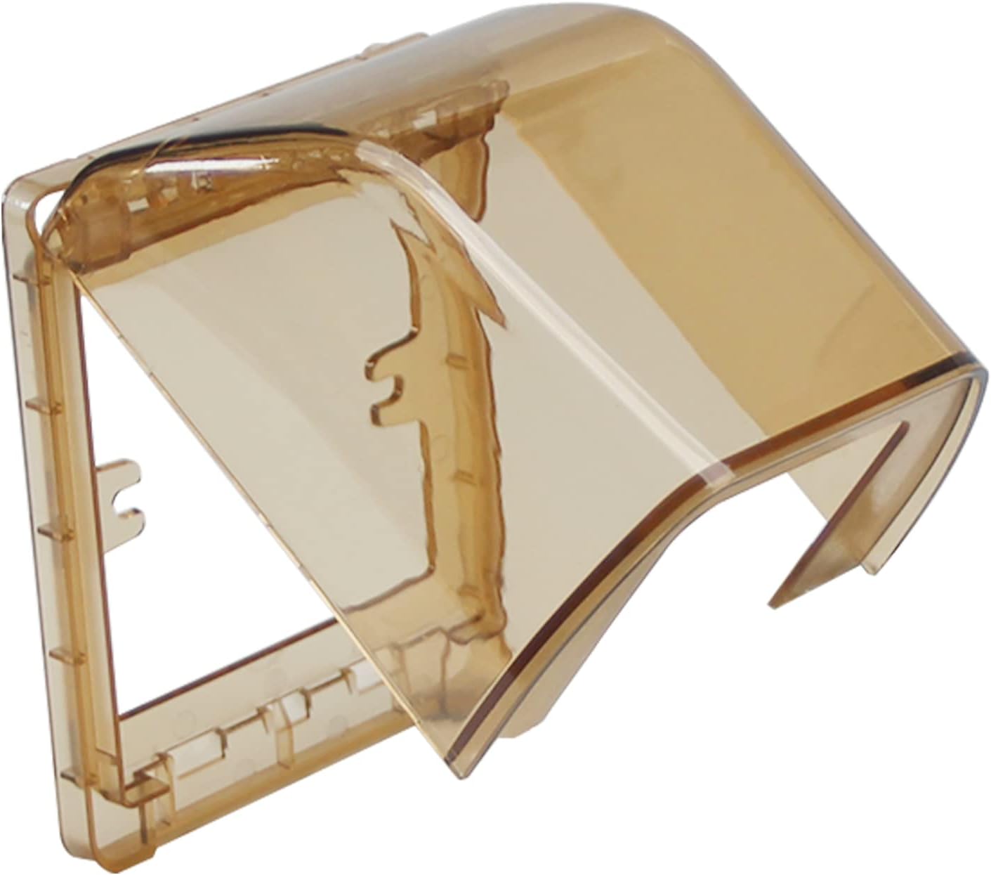 Fielect Weatherproof In Use Outdoor Outlet Cover 86Type Clear Electrical Outlet Cover Box 5" x 8.4" x 1.9"