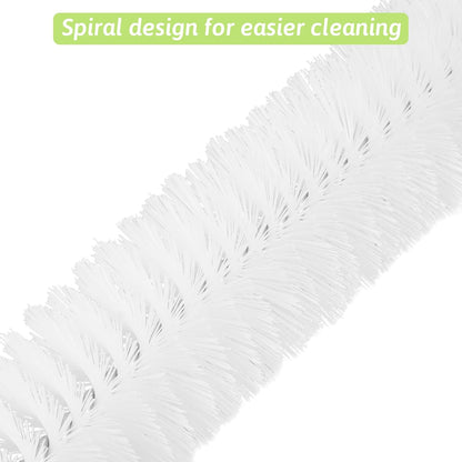 Sewer Drain Brush, Drain Clog Remover, 22.83inch Flexible Long Pipe Snake Hair Clogs Catcher Cleaner Tool for Toilet, Kitchen Sink, Sewer Drain, Bathroom Tub