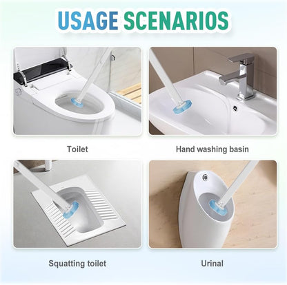 Disposable Toilet Brush, 2026 New Toilet Brush Holder, Compact Wall Mounted Toilet Brush for Modern Bathrooms, Hygienic Toilet Cleaner for Families (Gray+18PCS Brush Heads)