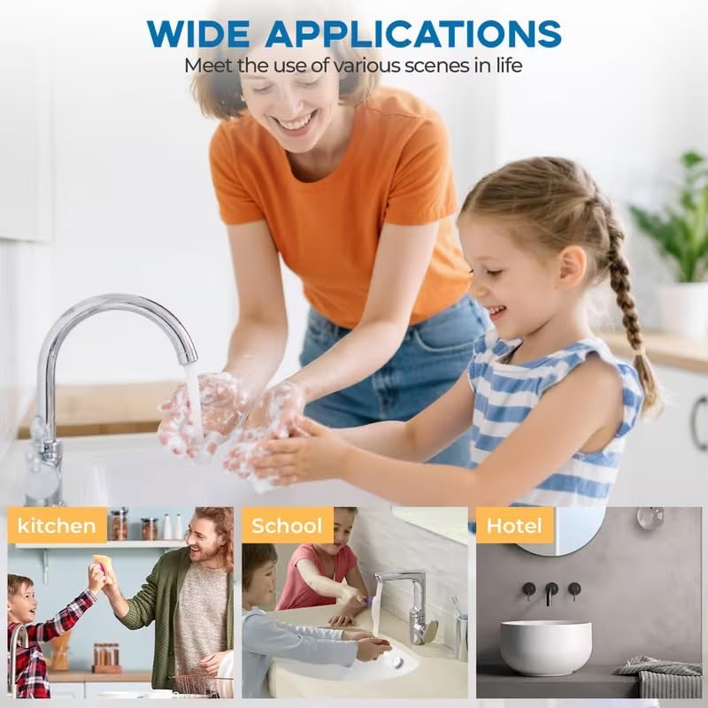 Automatic Soap Dispenser Touchless,Rechargeable Foaming Soap Dispenser,15oz/420ml Smart Hand Soap Dispensers,4-Level Adjustable,Wall Mount for Bathroom Kitchen Dish Soap