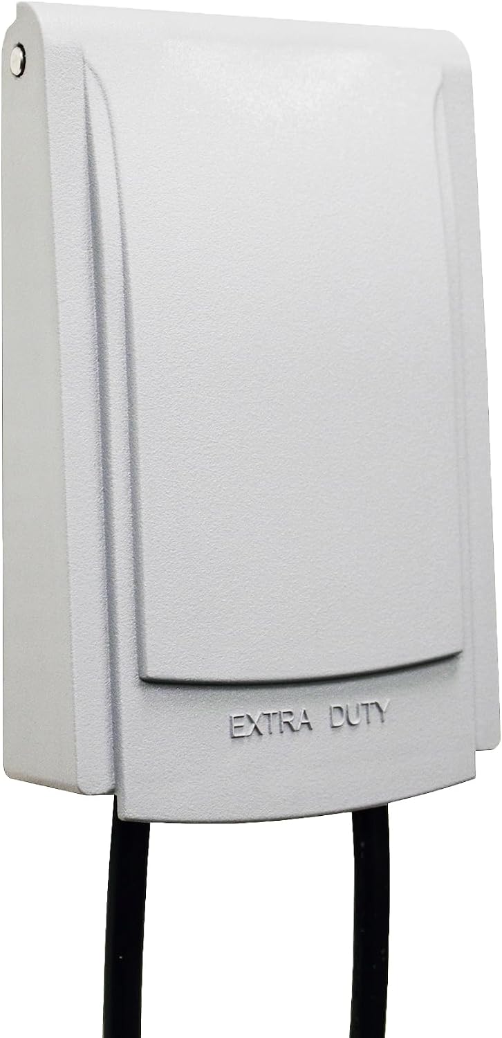 Sigma 14440WH Weatherproof Slimline In Use Vertical Receptacle Cover, White
