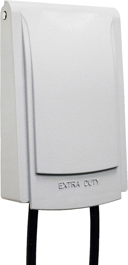 Sigma 14440WH Weatherproof Slimline In Use Vertical Receptacle Cover, White