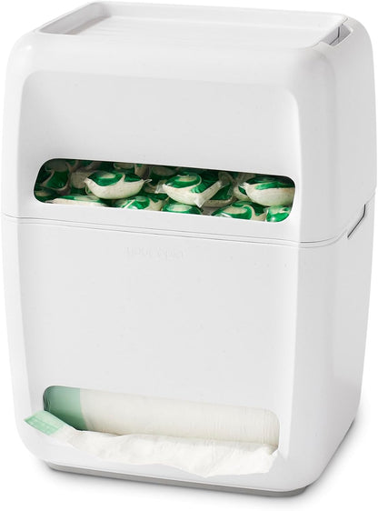 YouCopia SinkSuite Trash Bag Dispenser, Garbage Bag Holder, Top Lid Storage