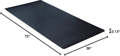 CLIMATEX Indoor/Outdoor Rubber Scraper Mat, 36 in. x 6﻿ ft., Black