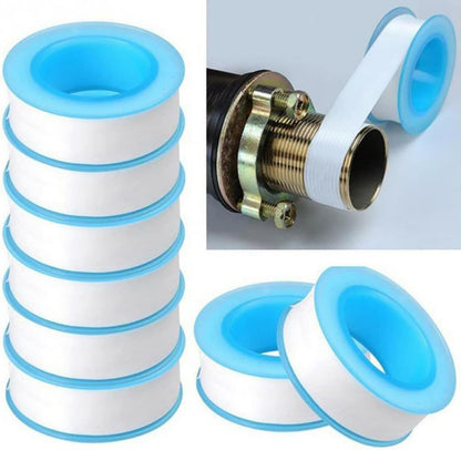 ECYC 10 Rolls 0.71x393.7 inch Thread Tape, PTFE Tape Plumbing Tape Plumber Tape for Water Pipe Sealing