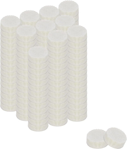 uxcell Furniture Pads, 50Pcs 1.25" - Round Self Adhesive Felt Furniture Pads, Floor Protectors for Furniture Feet Chairs Legs Hardwood Floors (Beige)