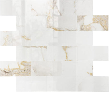 2026 New Upgrade Peel and Stick Backsplash Tile, Peel and Stick 11.34" X 11.57" Wall Tile for Kitchen, Bathroom, Fireplace, Laundry (Beige Ecru, 10 Packs)