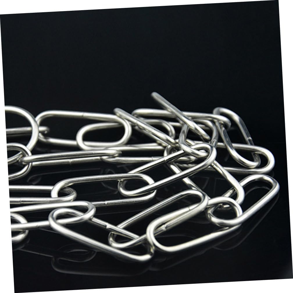 Stainless Steel Clothes Drying Chain Hooks Drying Rack Portable Hangers Clips Dryer Camping Home Use