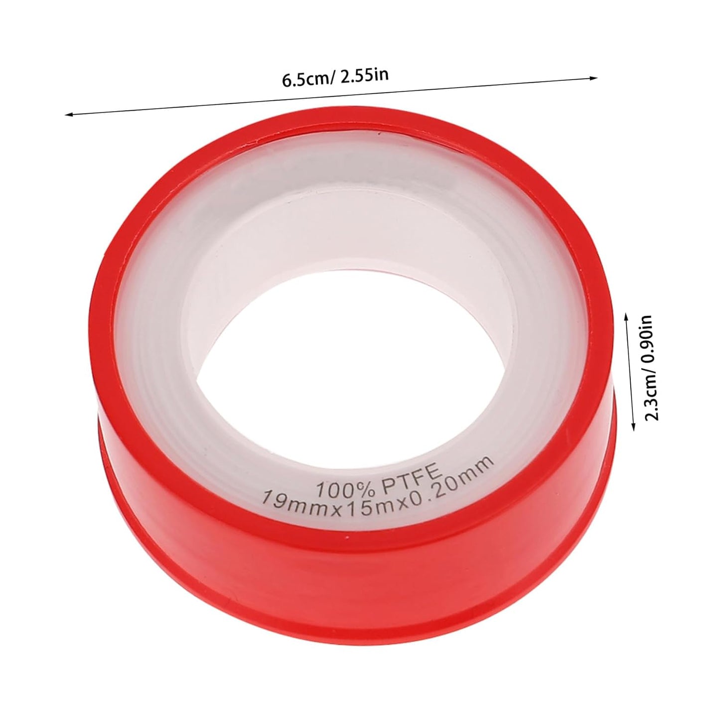 10 Pcs PTFE Thread Seal Tape Leakproof Plumbing Sealing Tape for Pipe Fittings Sturdy Water Supply Thread Sealant for Plumbers