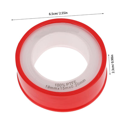 10 Pcs PTFE Thread Seal Tape Leakproof Plumbing Sealing Tape for Pipe Fittings Sturdy Water Supply Thread Sealant for Plumbers