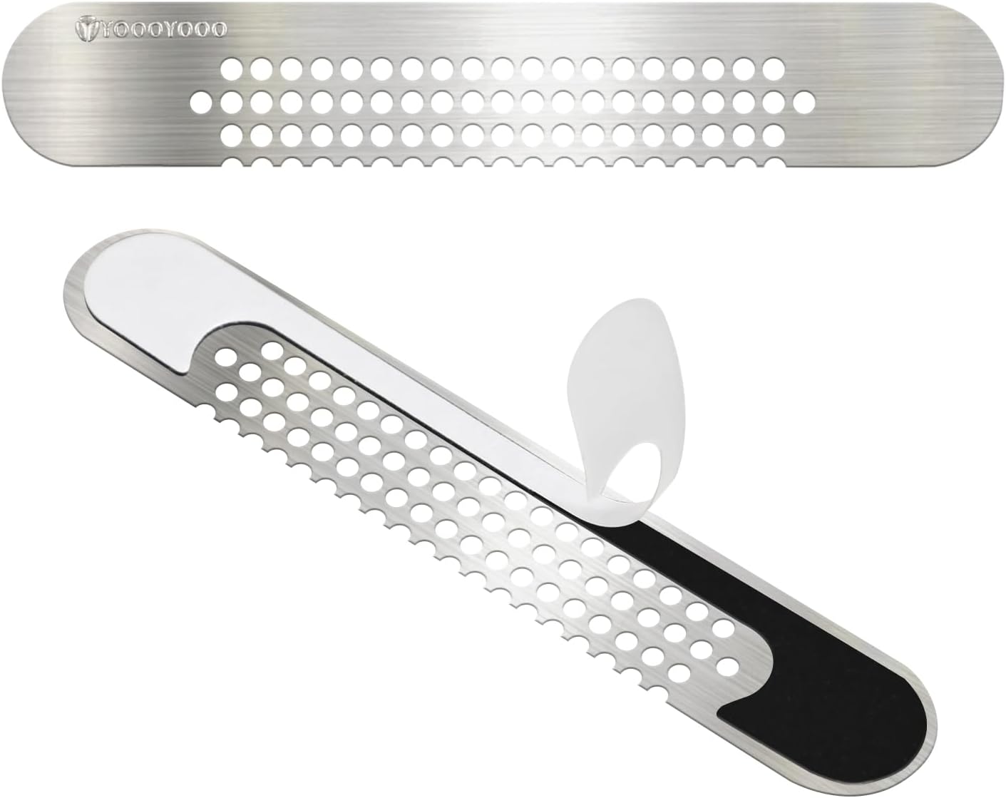 25PCS 304 Stainless Steel More Durable Window Weep Hole Screen Patch Drain Quickly PET Self Adhesive More Sticky & Waterproof (2.36in*0.59in(6cm*1.5cm))