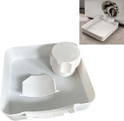 Washer Drip Pan, Universal Front-Load Washing Machine Drain Pan, Washing Machine Drainage Tray, Leak-Proof Easy Install Drain Funnel Water Catch Tray, Protect Floors Stay Dry, Stop Leaks (1PC)