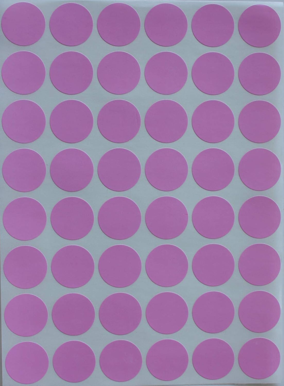 Royal Green Dot Sticker 11/16" Inch (17mm) Colored Labels in Purple - 2400 Pack - Colors A