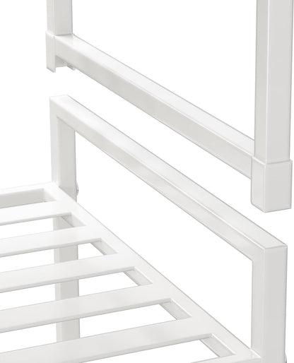 Simple Houseware 3-Tier Stackable Shoes Rack Storage Shelf, Black