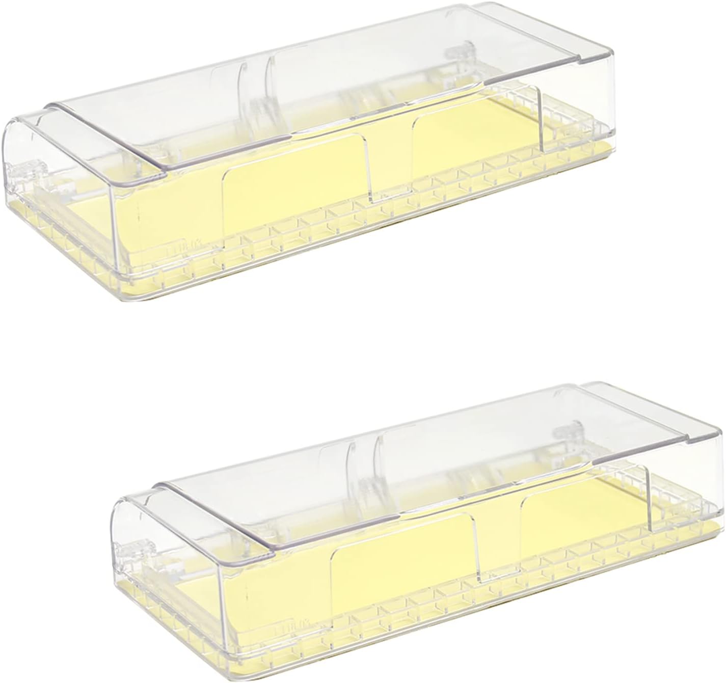 Fielect 2Pcs Weatherproof in Use Outlet Cover Plug Receptacle Protector for Retrofit Siding Construction Transparent 118 Type 210x100x47mm