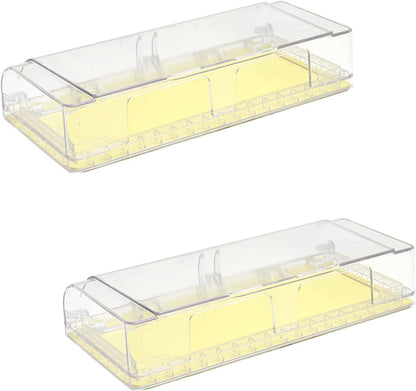 Fielect 2Pcs Weatherproof in Use Outlet Cover Plug Receptacle Protector for Retrofit Siding Construction Transparent 118 Type 210x100x47mm