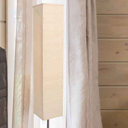 Foldable Japanese Paper Floor Lamp Shade Replacement with Soft Light for Living Room Bedroom Office - Easy Installation Modern Design 49.2X9.8X9.8In