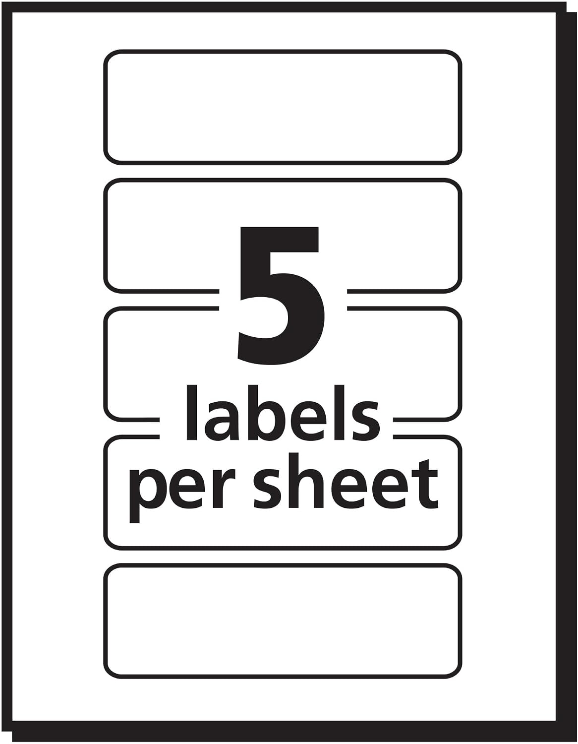 Avery Removable Print or Write Color Coding Labels, 1 x 3 Inches, 200 Labels (5481)