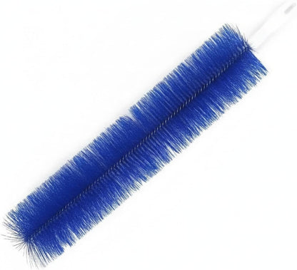 Double-Sided Window Screen Cleaner with Squeegee, Reaches Both Sides from Inside, Flexible Bristles for Mesh & Glass (1 Pack)