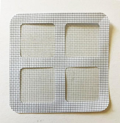 Screen Door Window Repair Patch, Self Adhesive Mesh Screen Patches, Grey, 4x4 Inch, 10 Sheet Pack