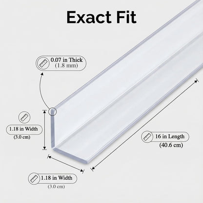 Wall Corner Protector, Walls Edge Protector，Self-Adhesive Wall Corner Guards,PVC Double Side Edge Protector， Furniture Stairs Guard (Gray 2PCS 90cm/35.4in)