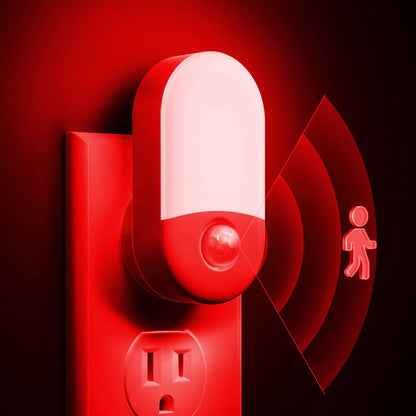L LOHAS LED Motion Sensor Night Light, 2Pack, Motion Activated Night Light, Night Lights Plug into Wall Motion Sensor, 3000K Warm White, Adjustable Brightness 30/60LM, for Kids Adults Bathroom Bedroom