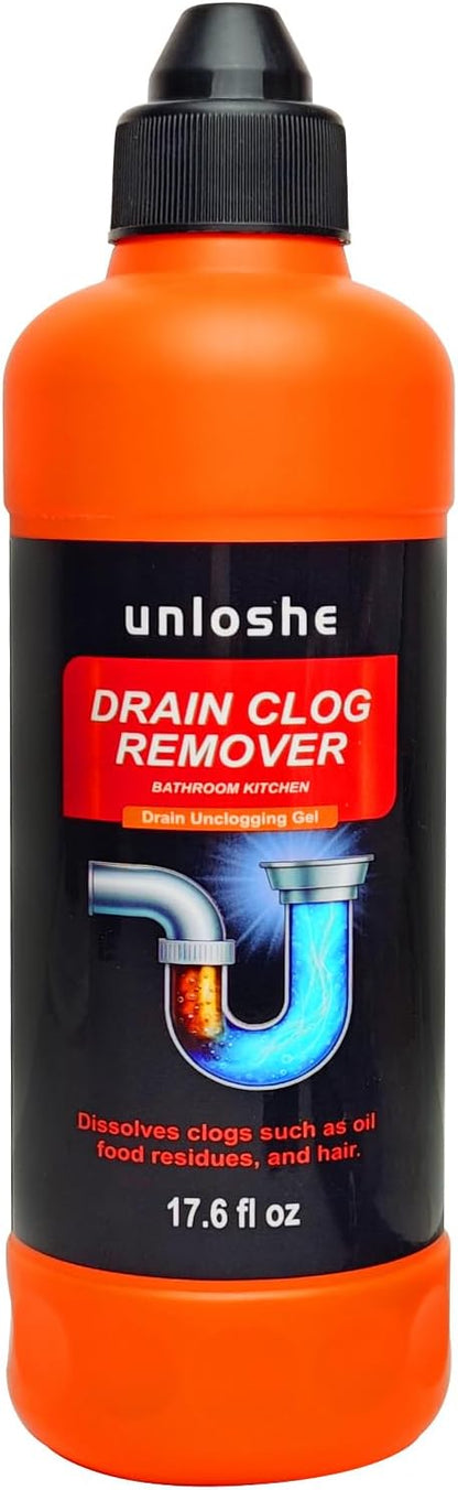 Drain Clog Remover and Drain Cleaner, Unclogs and Removes Hair, Soap Scum and Blockages, for Bathroom, Kitchen, Sink, Tubs (2-Pack)