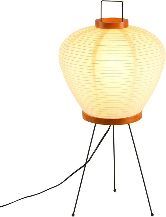 13" Rice Paper Floor Light,Nordic Design Rice Floor Lamp,Round Paper Lantern Bedside Light,Living Room Desk Lamp Bedrooms Paper Desktop Lamp