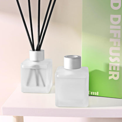 3-Pack Reed Diffuser Set, Linen/Citrus/Bamboo White Tea Scented Oil, Forest Aroma Essential Oils with Diffuser Sticks, Long Lasting Bathroom Air Freshener, Home Fragrance for Room Decor