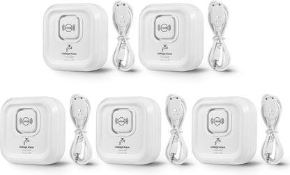 WiFi Water Leak Detectors 100dB Smart Water Sensor Alarm with 3.22 ft Sensor Cable Triple Detection Mode, with App Remote Monitor, Wireless Tank Level Monitor for Basement, Kitchen, Bathroom(1pack)