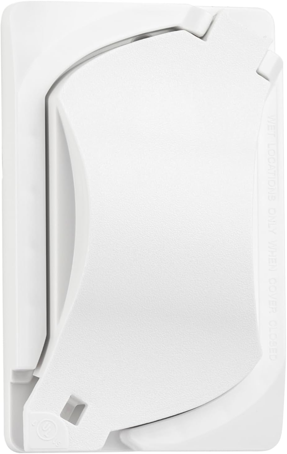 Sealproof Universal Weatherproof Nonmetallic 1-Gang Outlet Cover, UL Listed, Gray
