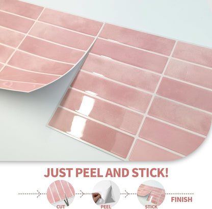 Peel and Stick Backsplash 3D Wall Tiles,Self-Adhesive,Oil Proof,Waterproof, Removable Wall Panels for Kitchen & Bathroom,Modern Design, Easy Install (10.7ft，12x9 inch,14 Pack) (Beige)