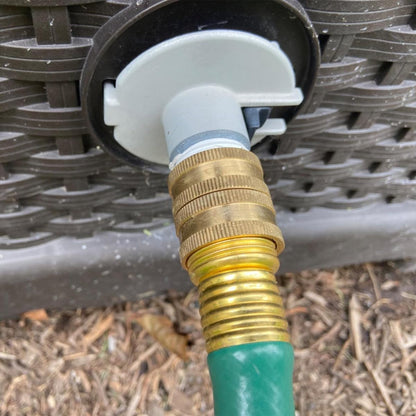 Twinkle Star 3/4" Female to Female Garden Hose Adapter, 2 Pack | Brass Dual Female Swivel, For Connecting Male to Male Hose