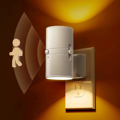 L LOHAS LED Motion Sensor Night Light, Dimmable Night Lights Plug into Wall, Plug in Nightlight, Motion Sensor Light Indoor for Bathroom Hallway Bedroom Stairs Kids Elderly [3000K,2 Pack]