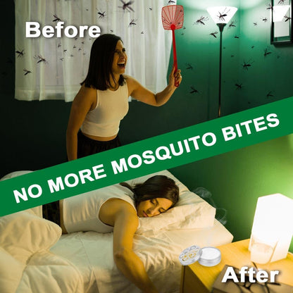 AUDQQM Mosquito Repellent Outdoor Patio, Mosquito Repellant Indoors, Mosquito Repellant for Room/Yard, Camping Mosquito Deterrent, Keep Mosquito Away, Effective for 60 Days-2P