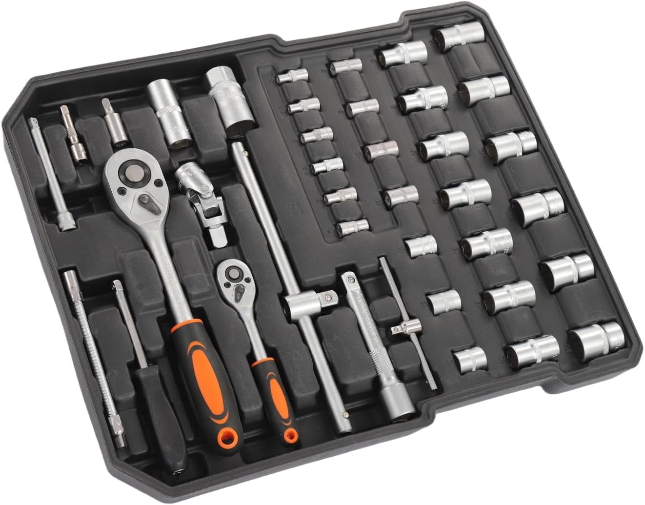 187pcs Trolley Case Tool Set, Carbon Steel Home Repair Kit Household Hand Tool Kit Toolbox Storage Case, Complete Rolling Tool Box for Maintenance Garden Homeowner DIYer Handyman