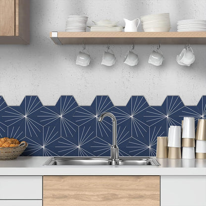 AULIGET 6" x 12" Black Slate Peel and Stick Backsplash Wall Tiles, PVC Faux Stone Stick on Tiles for Backsplash Kitchen, Bathroom, Laundry Room, Camper, Fireplace (Pack of 20)