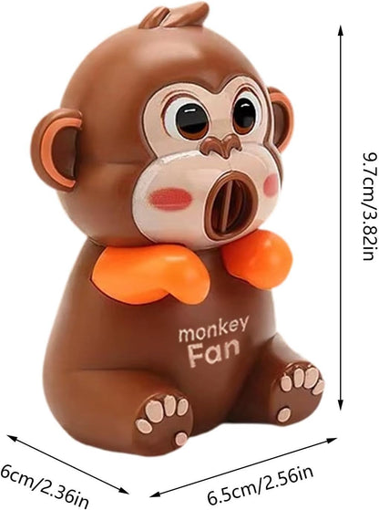 Small Fan for Cooling Food | Portable 3 Speeds USB Rechargeable Cute Animal - Clip On Food Cooling Personal Fan - for Kids Soup Stew Coffee Tea Baked Goods Kitchen Office Dorm Room
