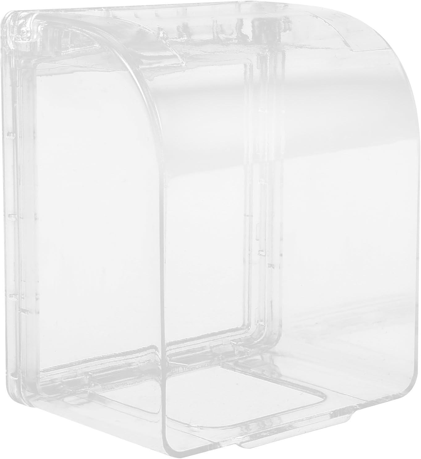 Transparent Outdoor Electrical Outlet Cover Protector Weatherproof In-use Receptacle Enclosure for Home Bathroom Kitchen Splash-resistant and Design