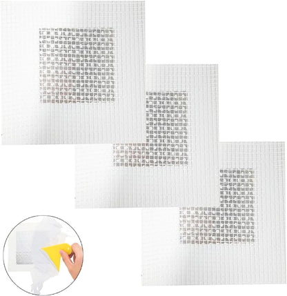 3 Pcs 2 Inch Wall Patch Repair,Drywall Repair Patch Self Adhesive Drywall Patch and Fiberglass Repair Kit,Heavy Duty Dry Wall Hole Repair Patch for Drywall Plasterboard,Plaster Dent Repair