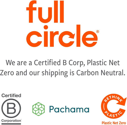 Full Circle Every-Crevice Detail Brush, Deep Cleaning Brush for Crevices, Shower, & Grout, Tough Bristles, Sustainable Bamboo Handle, White