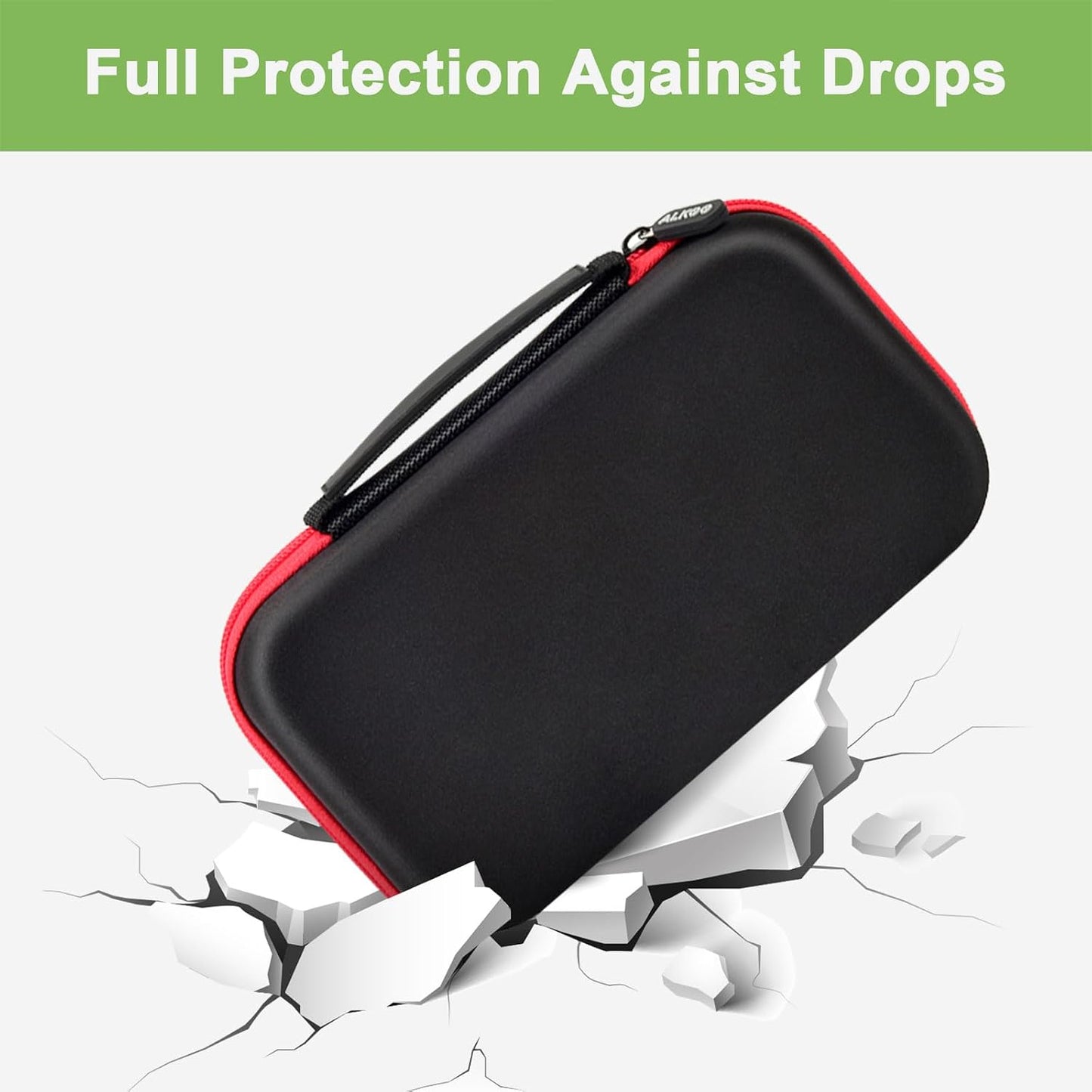 ALKOO 136+ Battery Organizer Storage Case with BT-168 Tester | AA AAA C D 9V & Button Cells Batteries Holder Box, Foam Protection, Home / Garage / Drawer Organization, Case Only, Red