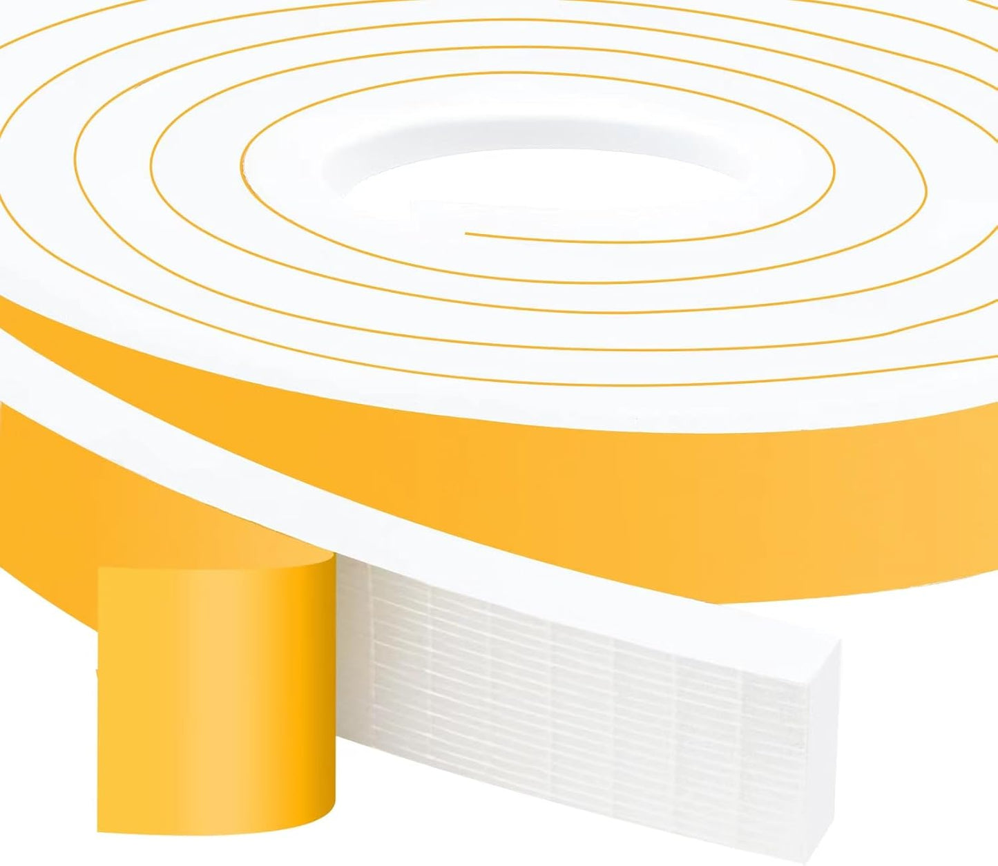 Upgraded Strong Adhesive Foam Weather Stripping Door Seal Insulation Tape for Insulating Door,Window, Air Conditioner Noise-Reduction Self Adhesive Sealing Weatherstrip (1 in x 1/2 in x 10 Ft) - Colors A