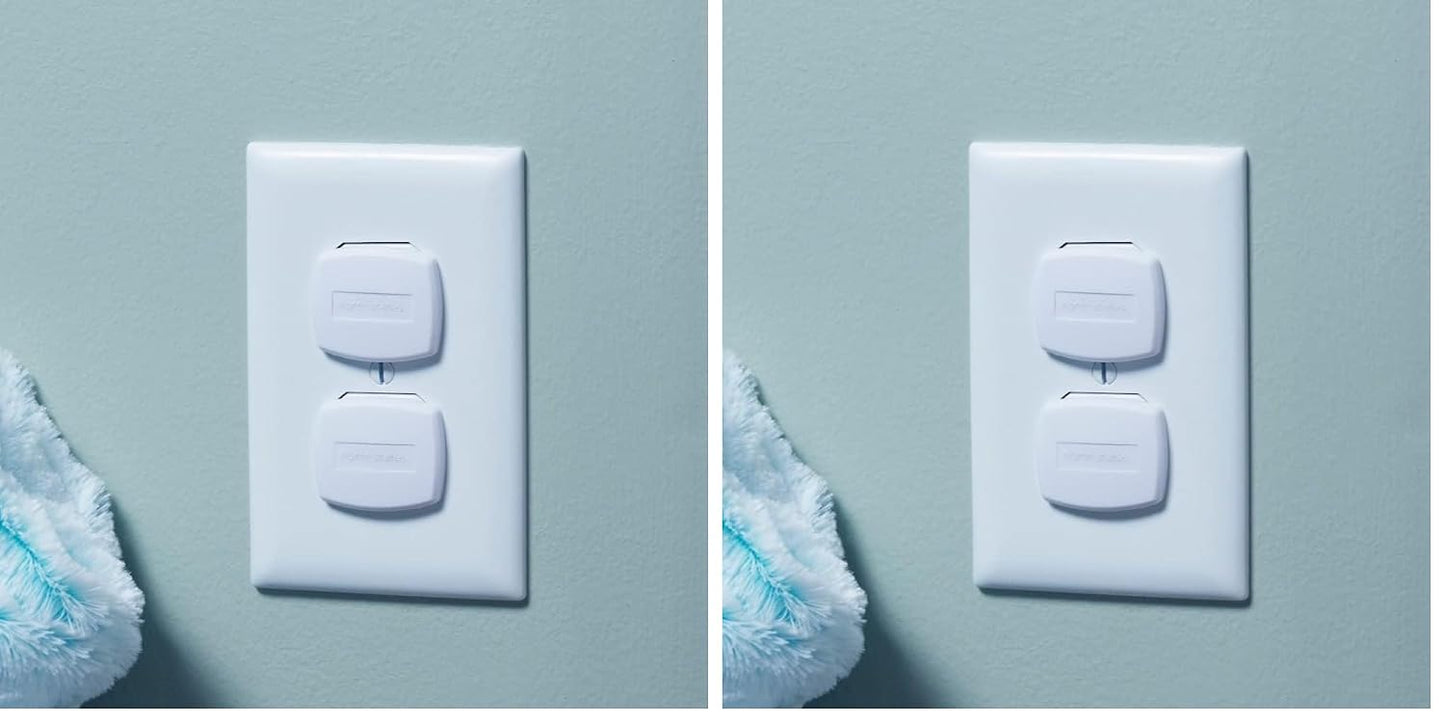 Toddleroo by North States - Plug Protectors for Baby Proofing Outlets: Child Proof Outlet Covers - 36 Pack - Soft White