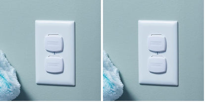 Toddleroo by North States - Plug Protectors for Baby Proofing Outlets: Child Proof Outlet Covers - 36 Pack - Soft White