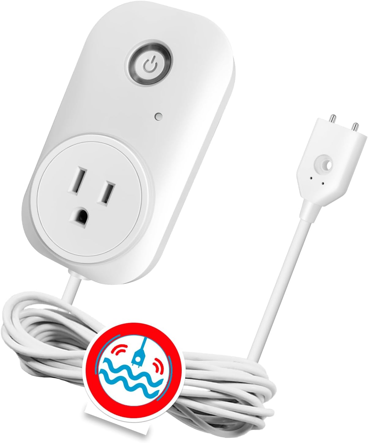 Smart Overflow Detection Sensor | Water Overflow Alarm with Real-Time Alerts for Home, Office & Basement Protection